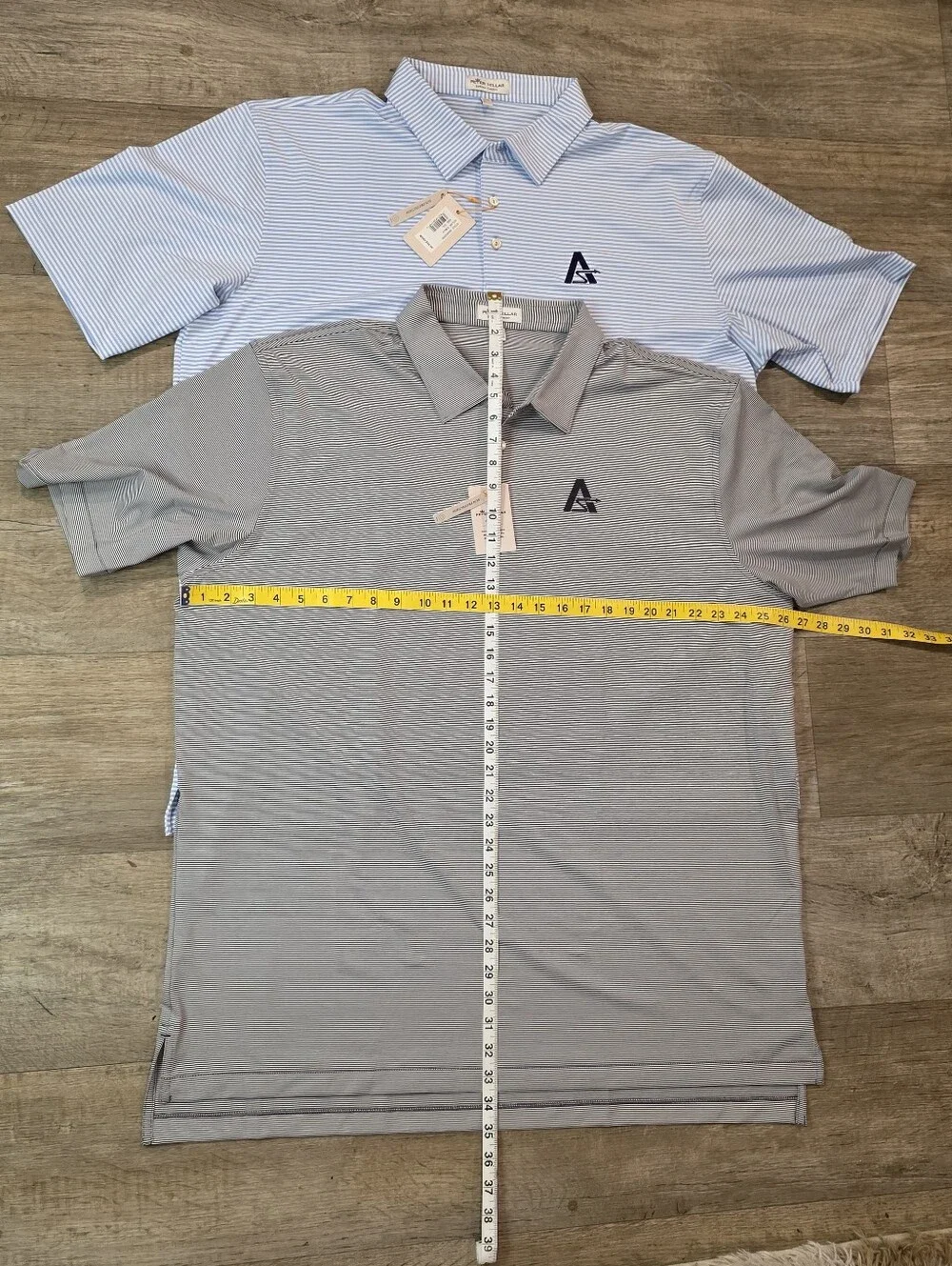 Lot of 2 Peter Millar Summer Comfort Golf Polo Shirts Mens XXL NWT Striped